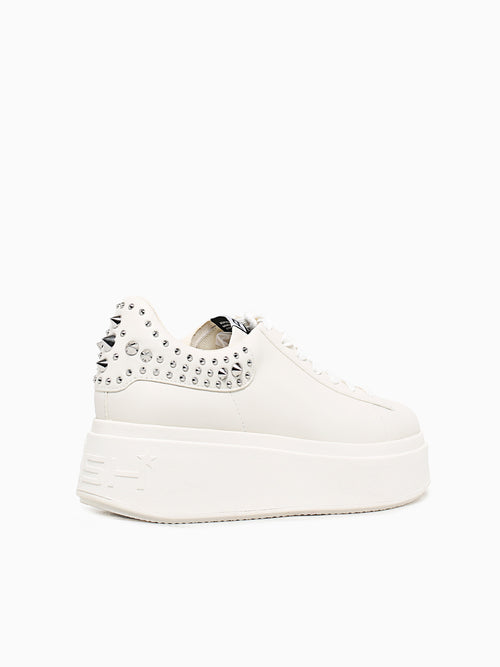 Moby Studs White Silver leather White / 36 / M