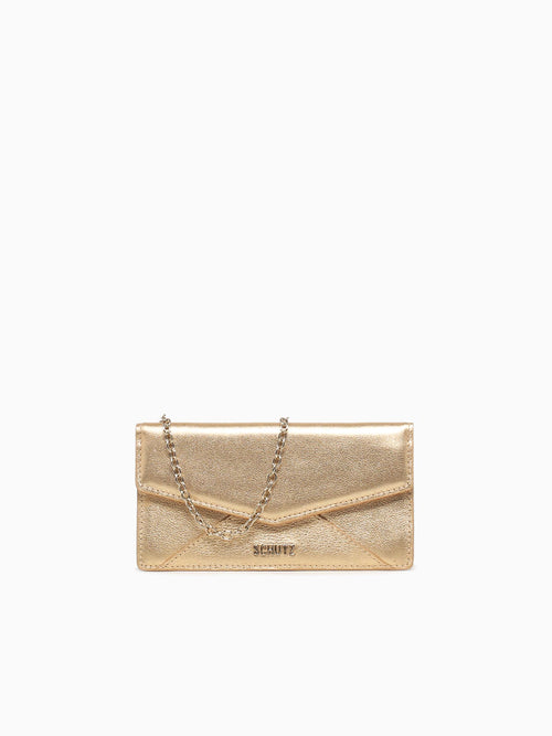 Laura Crossbody Ouro Leather Gold