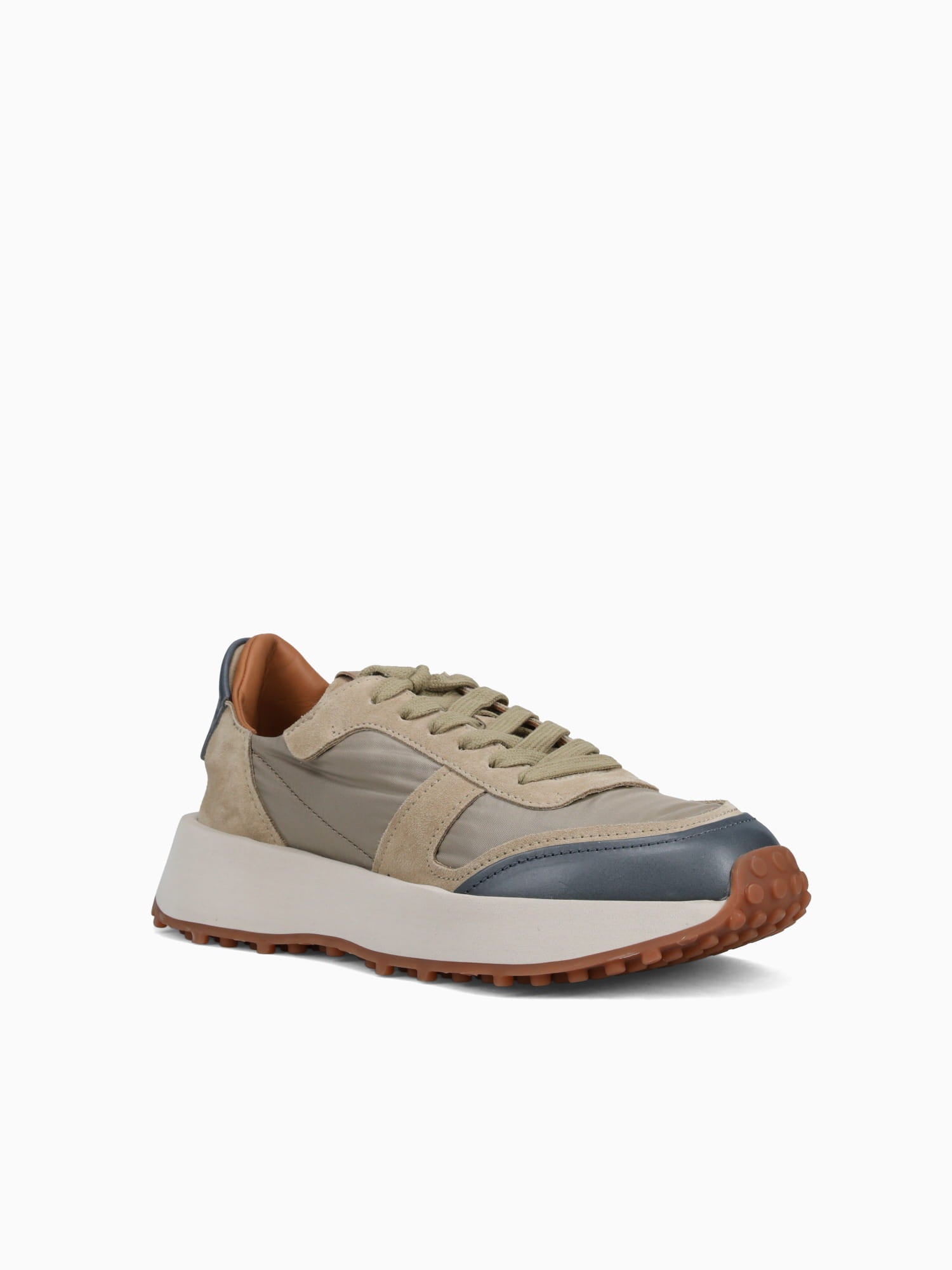 Futurba Beige Blue nylon Leather Beige / 41 / M