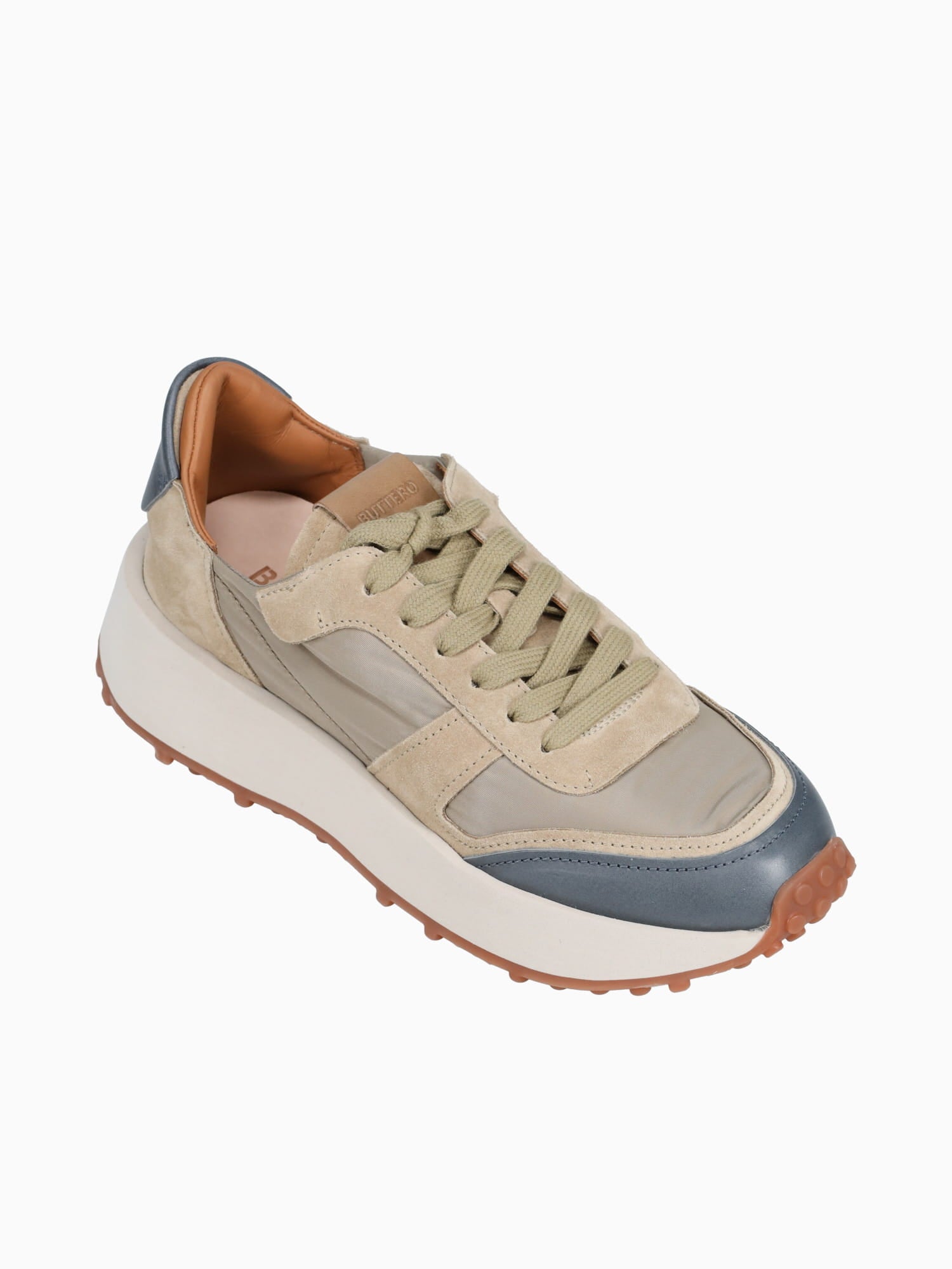 Futurba Beige Blue nylon Leather Beige / 41 / M