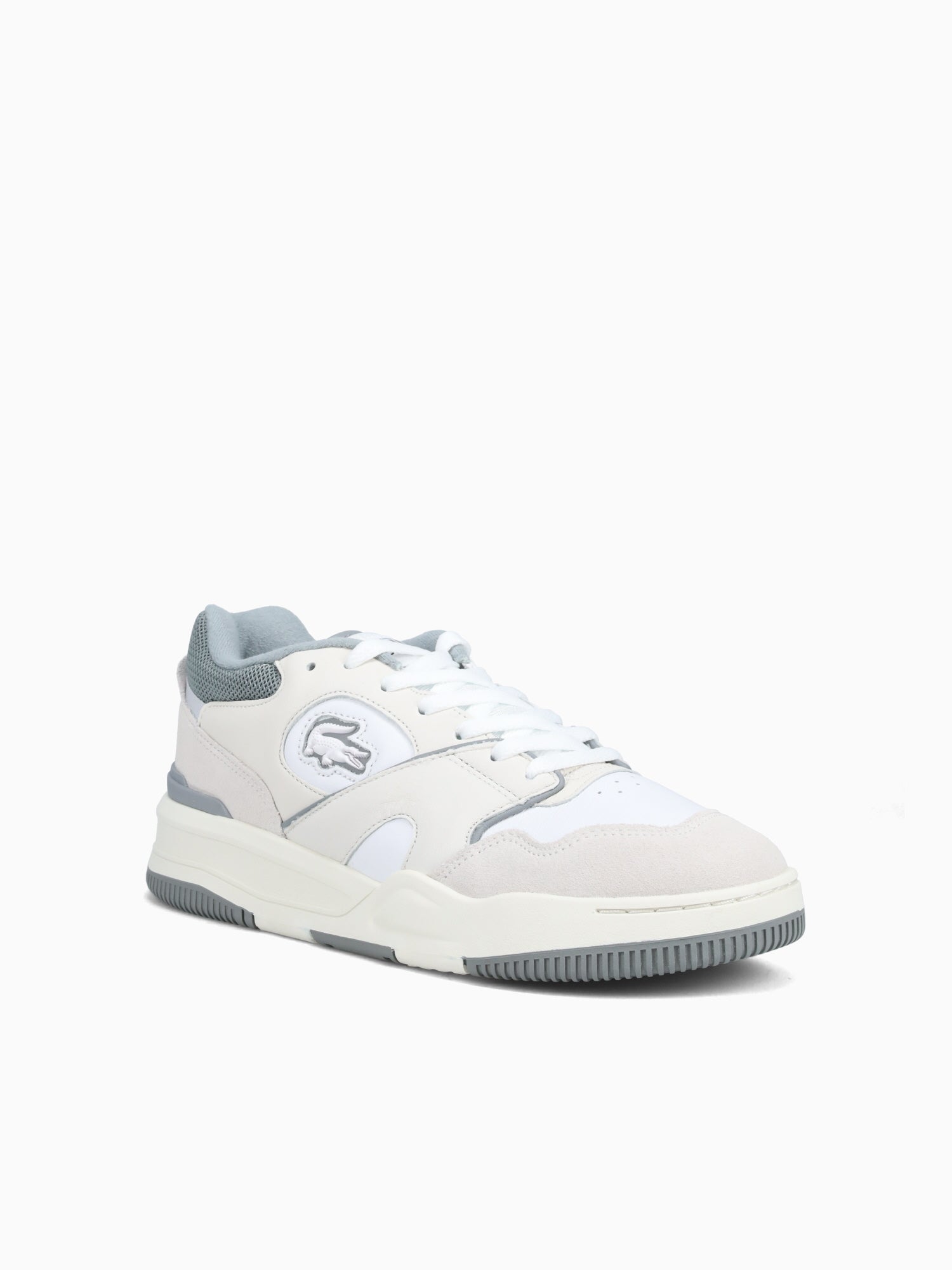 Lineshot 124 Wht Gry leather White / 7 / M