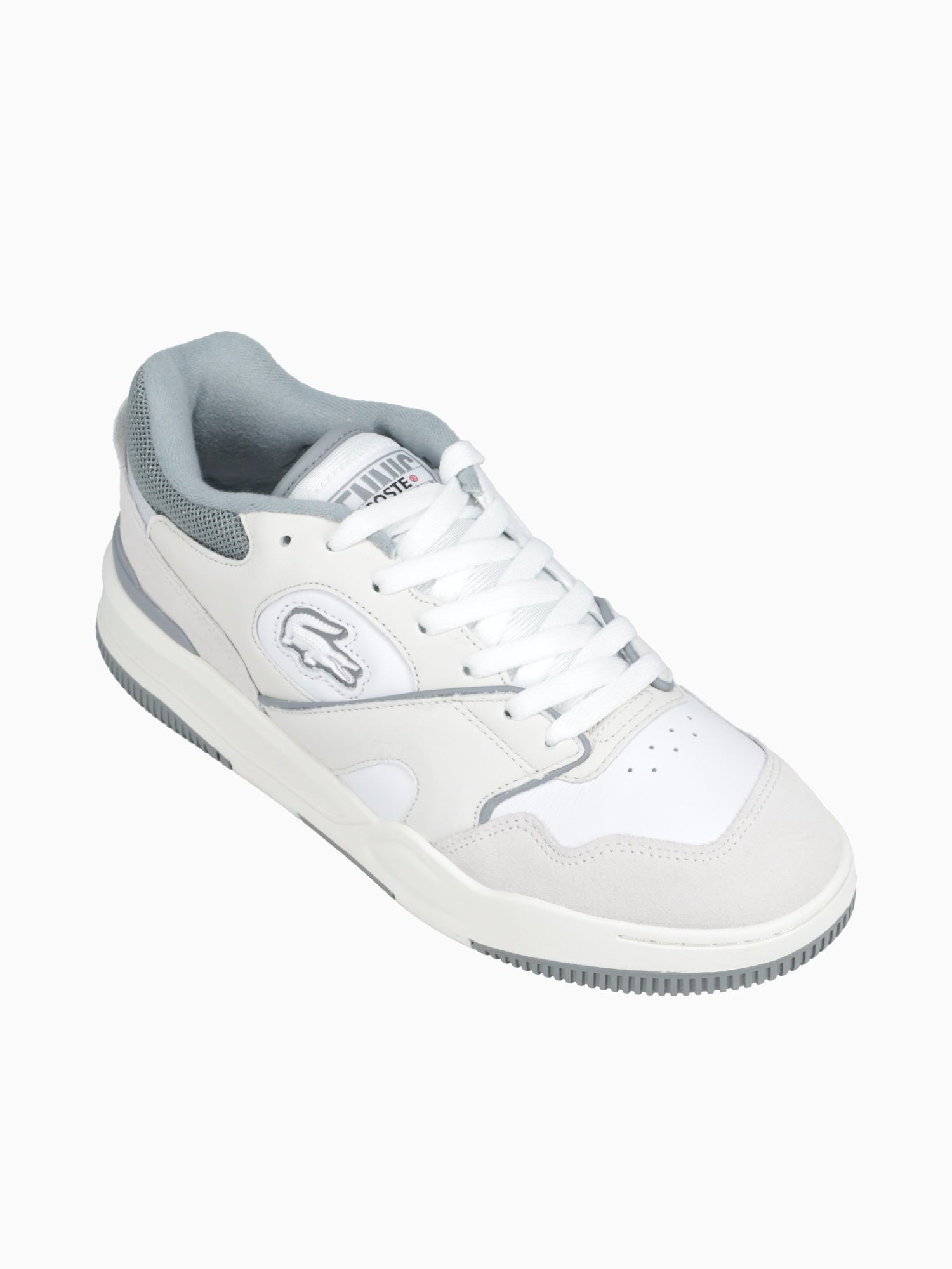 Lineshot 124 Wht Gry leather White / 7 / M