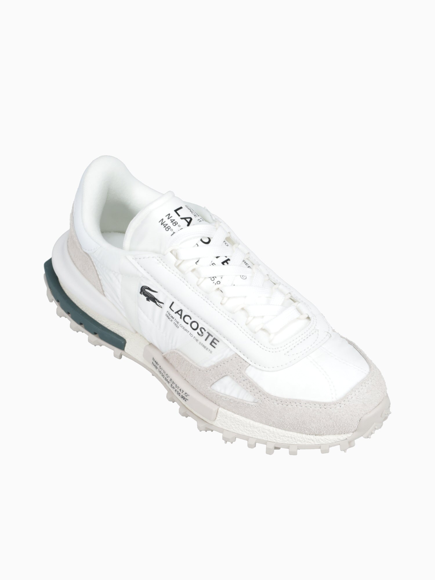 Elite Active 124 Wht Dk Grn nylon White / 7 / M