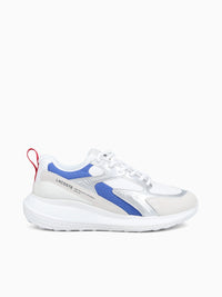 L003 Evo Wht Red Blu textile Suede White / 7 / M