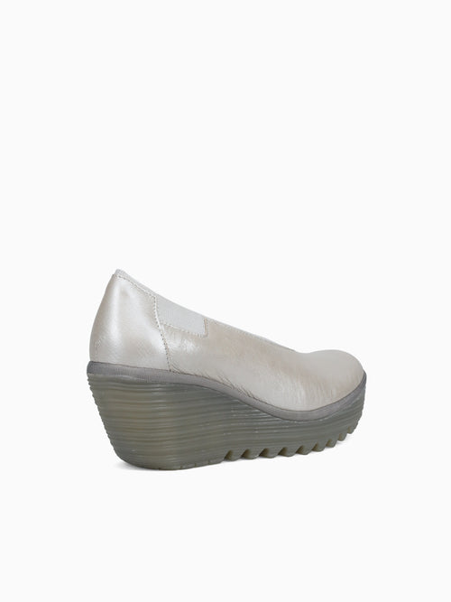 Yoza 438 Fly Silver Leather Silver / 36 / M