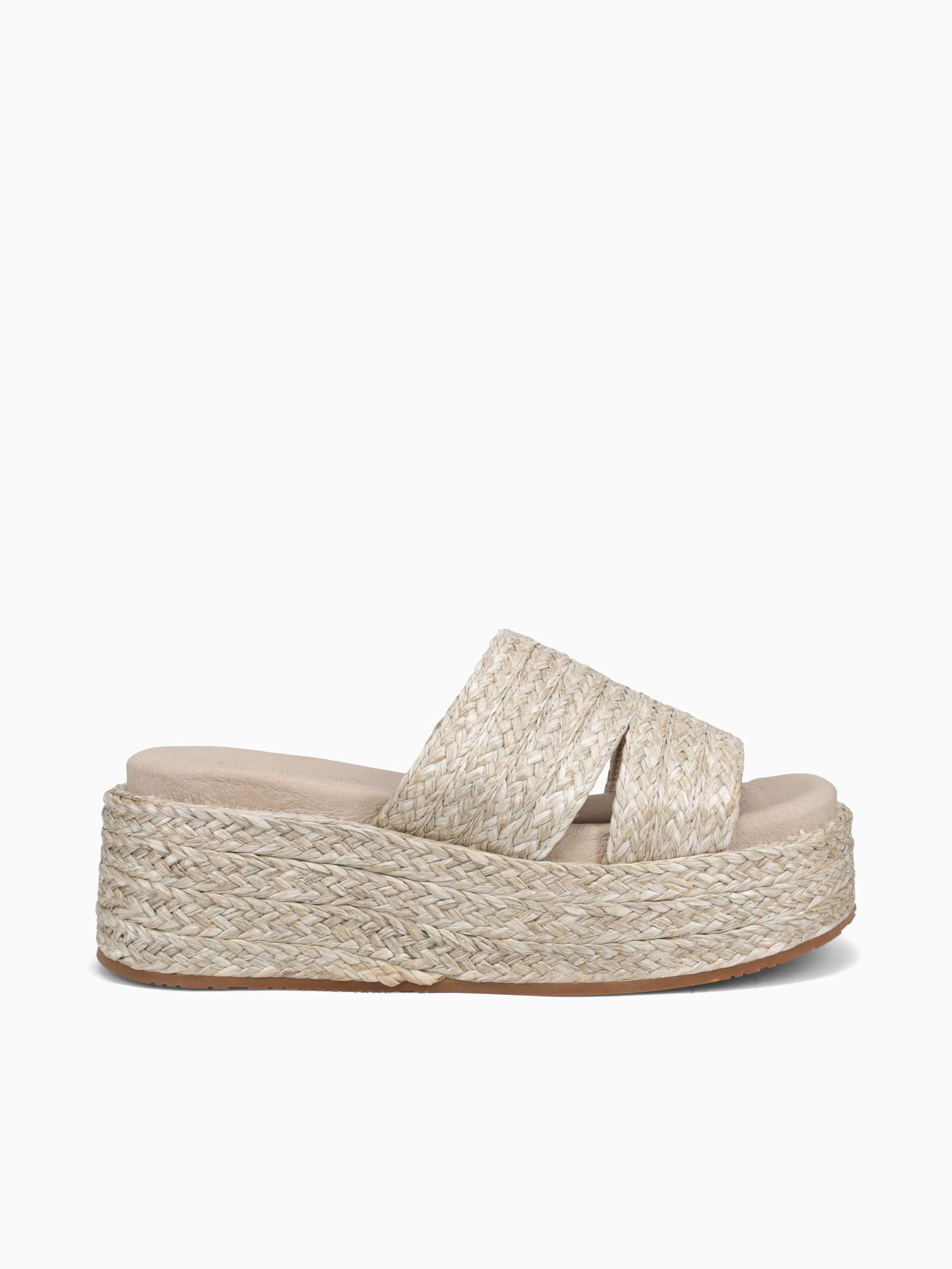 Lara Smoke Raffia Natural / 6 / M