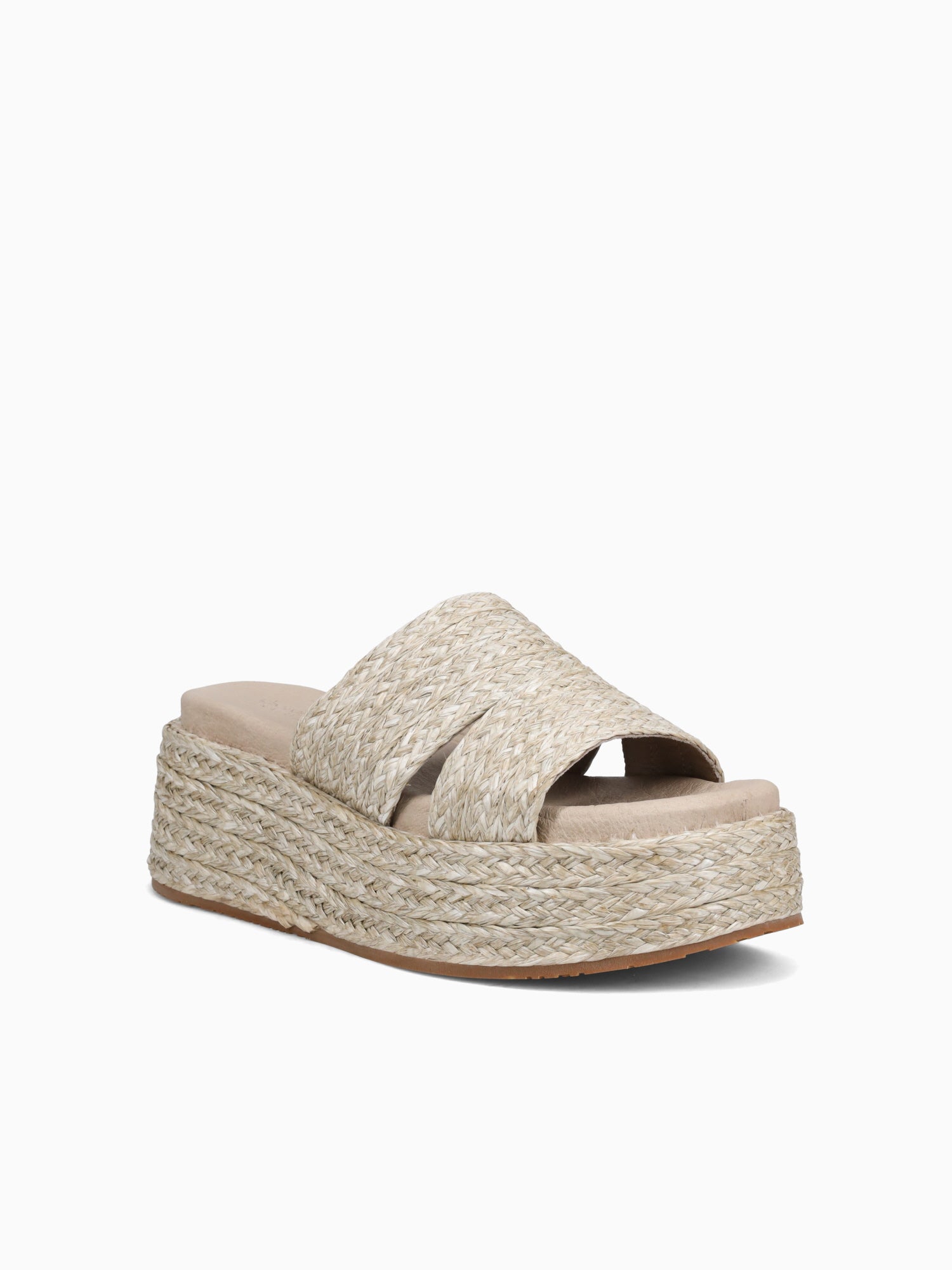 Lara Smoke Raffia Natural / 6 / M