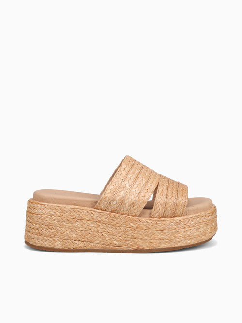 Lara Toast Raffia Natural / 6 / M