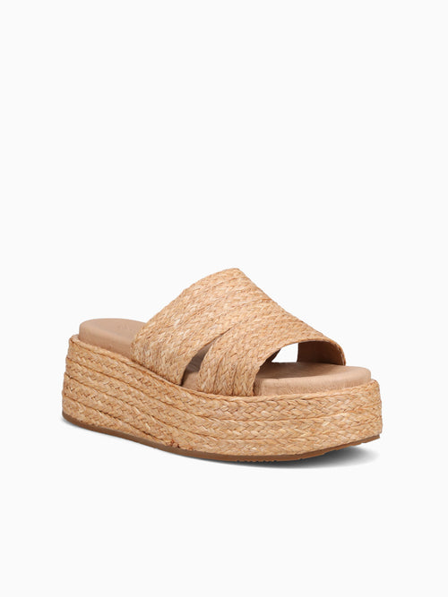 Lara Toast Raffia Natural / 6 / M