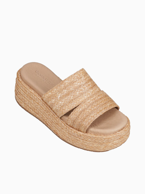 Lara Toast Raffia Natural / 6 / M