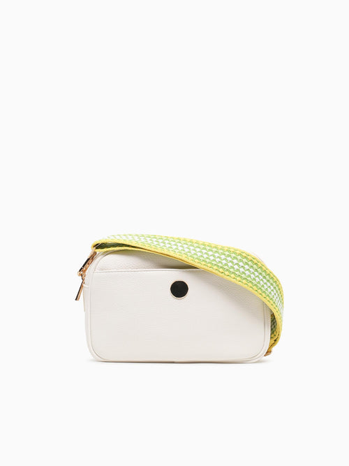 Spring Button Crossbag Off White Off White