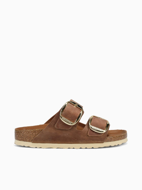 Arizona Big Buckle Cognac Oiled Leather Cognac / 36 / M