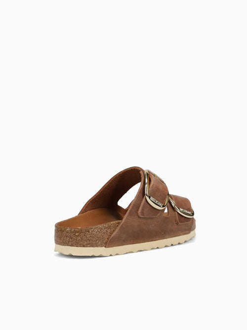 Arizona Big Buckle Cognac Oiled Leather Cognac / 36 / M