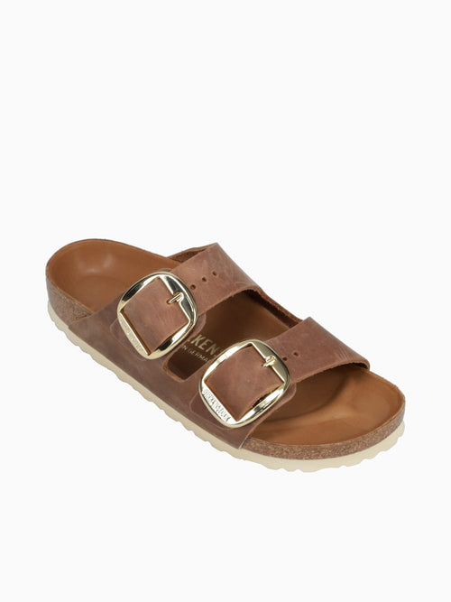Arizona Big Buckle Cognac Oiled Leather Cognac / 36 / M