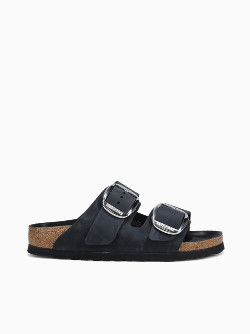 Arizona Big Buckle Black Oiled Leather Black / 36 / M
