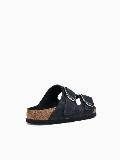 Arizona Big Buckle Black Oiled Leather Black / 36 / M