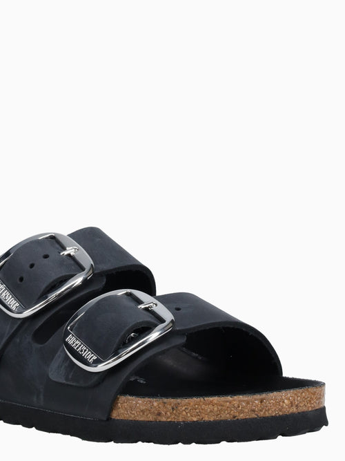 Arizona Big Buckle Black Oiled Leather Black / 36 / M