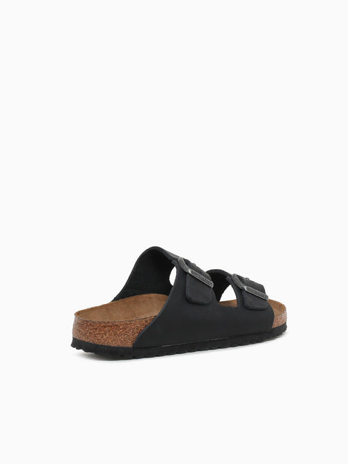 Arizona Soft Footbed Black Oiled Leathe Black / 40 / M