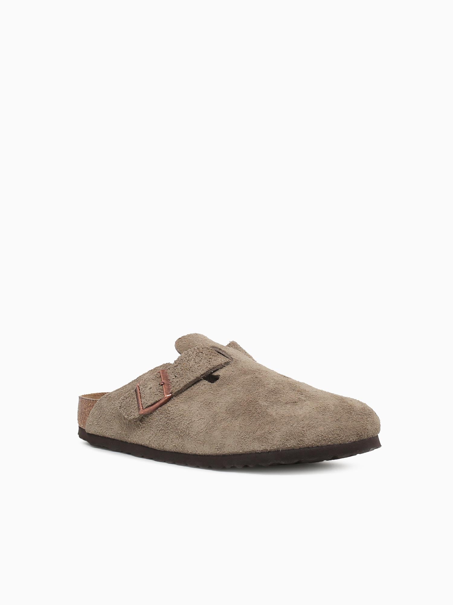 Boston Soft Footbed Taupe Suede– Novus Shoes