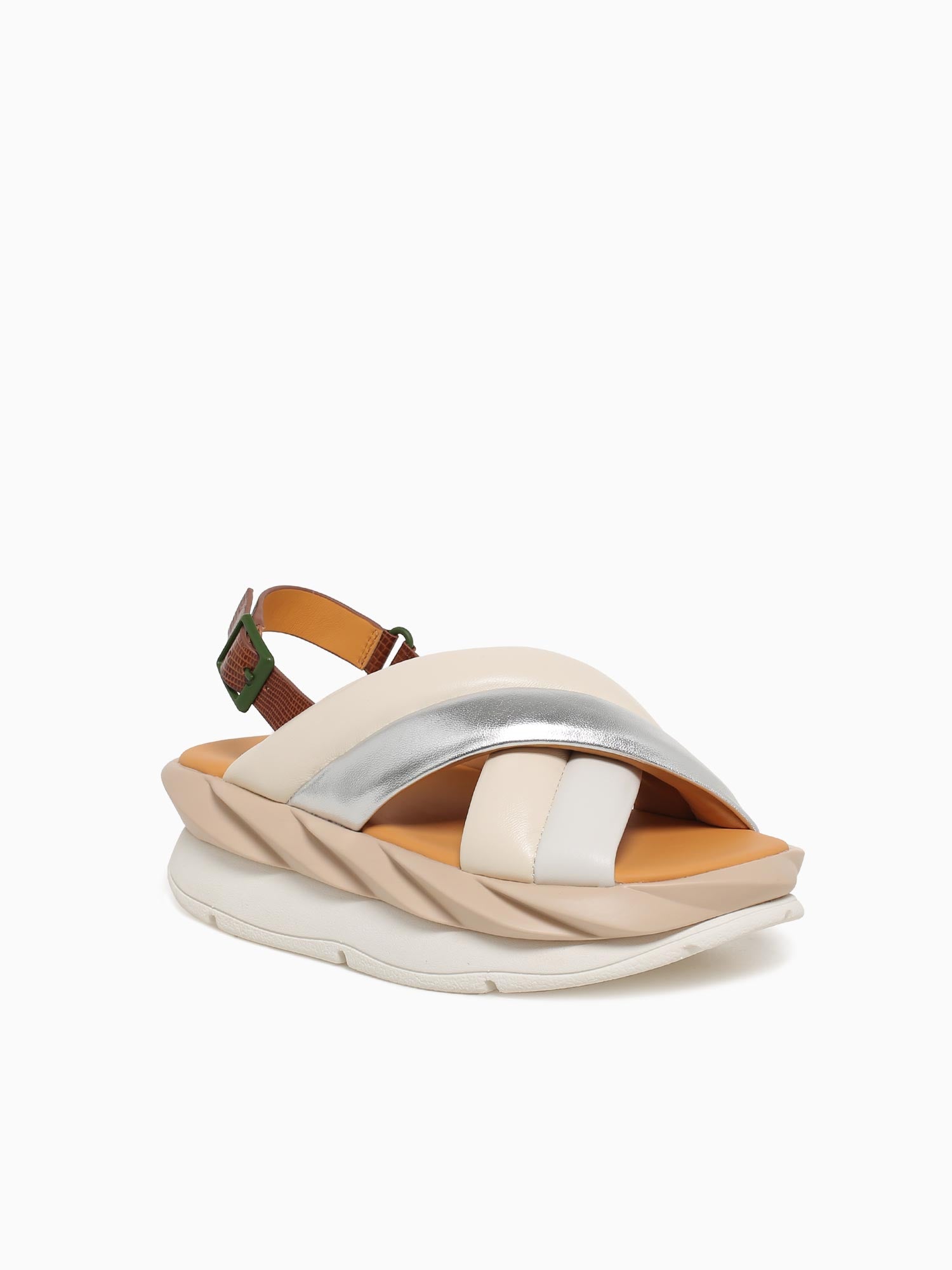 Mellow Mela Cream Leather Off White / 36 / M