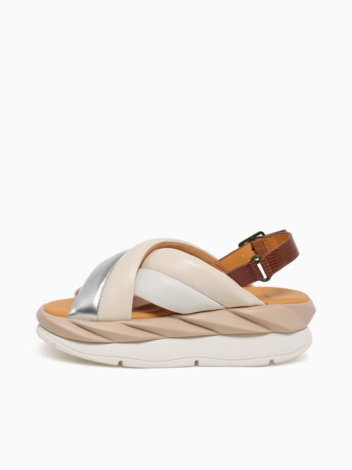 Mellow Mela Cream Leather Off White / 36 / M