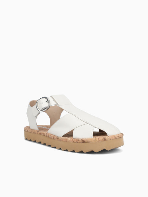 Chani Off White Leather Off White / 5 / M