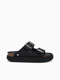 Hawai Black Raffia Black / 36 / M