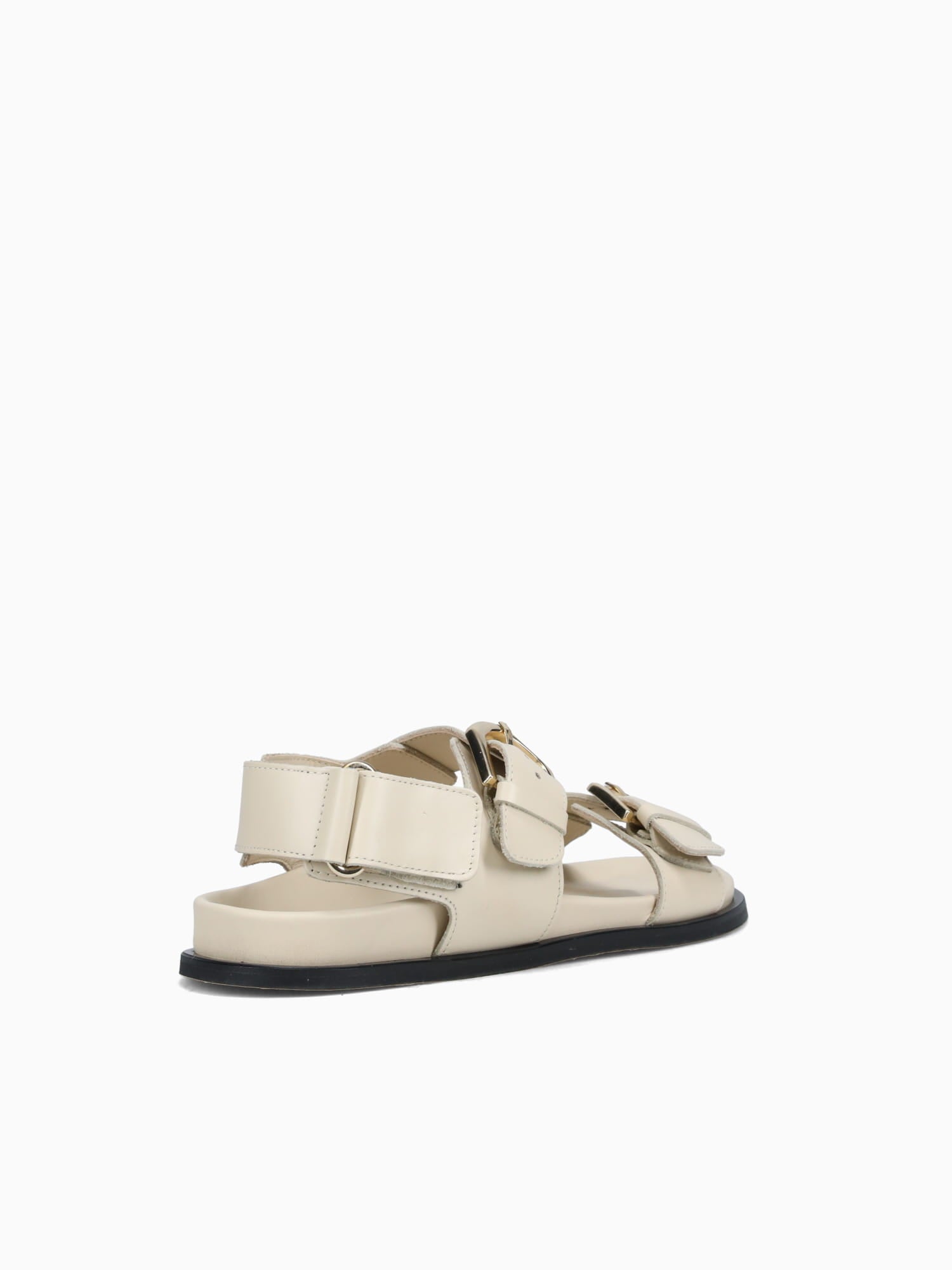 Leone Cream Leather Off White / 36 / M