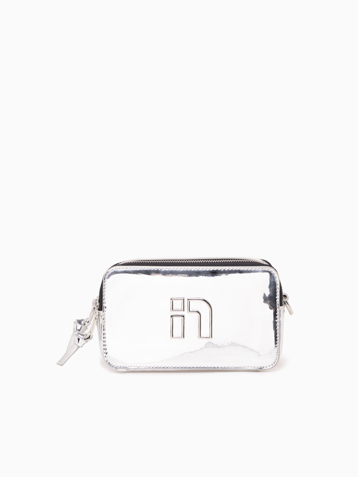 N Mirrored Camera Bag Silver Silver