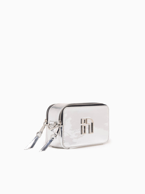 N Mirrored Camera Bag Silver Silver