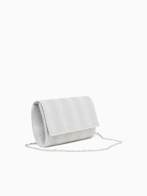 Ivy Clutch Silver Silver