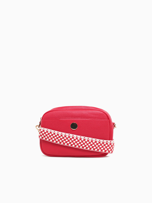 Button Crossbag Red Red