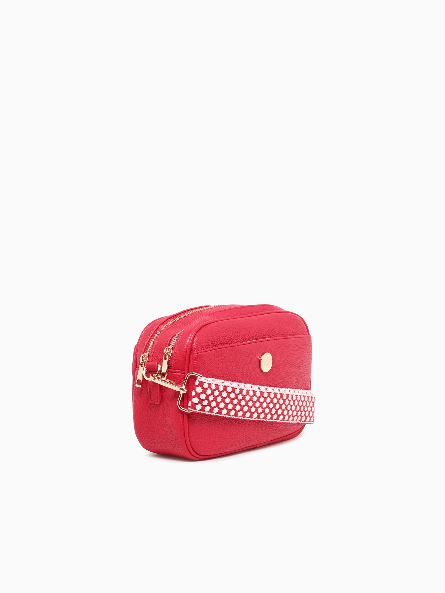 Button Crossbag Red Red