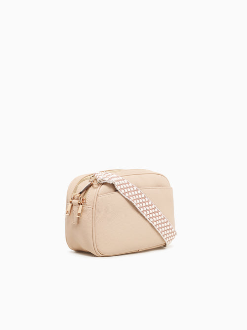 Button Crossbag Beige Beige