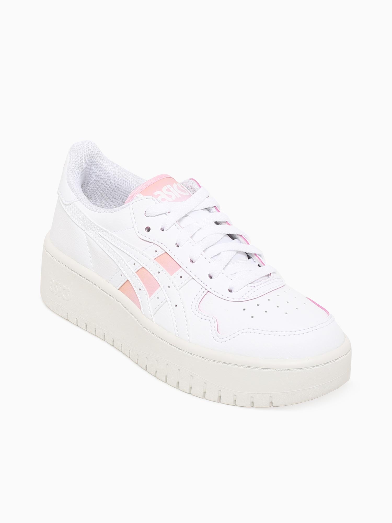 Japan S Pf White Lotus pink leather White / 6 / M