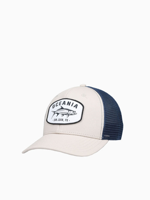 Oceania Tarpon Hat Grey Cotton Grey / ONE