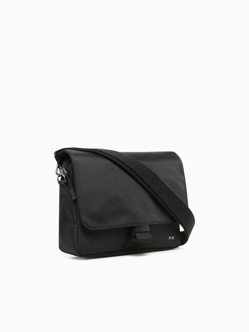 Nv Small Messenger Bag Black Black