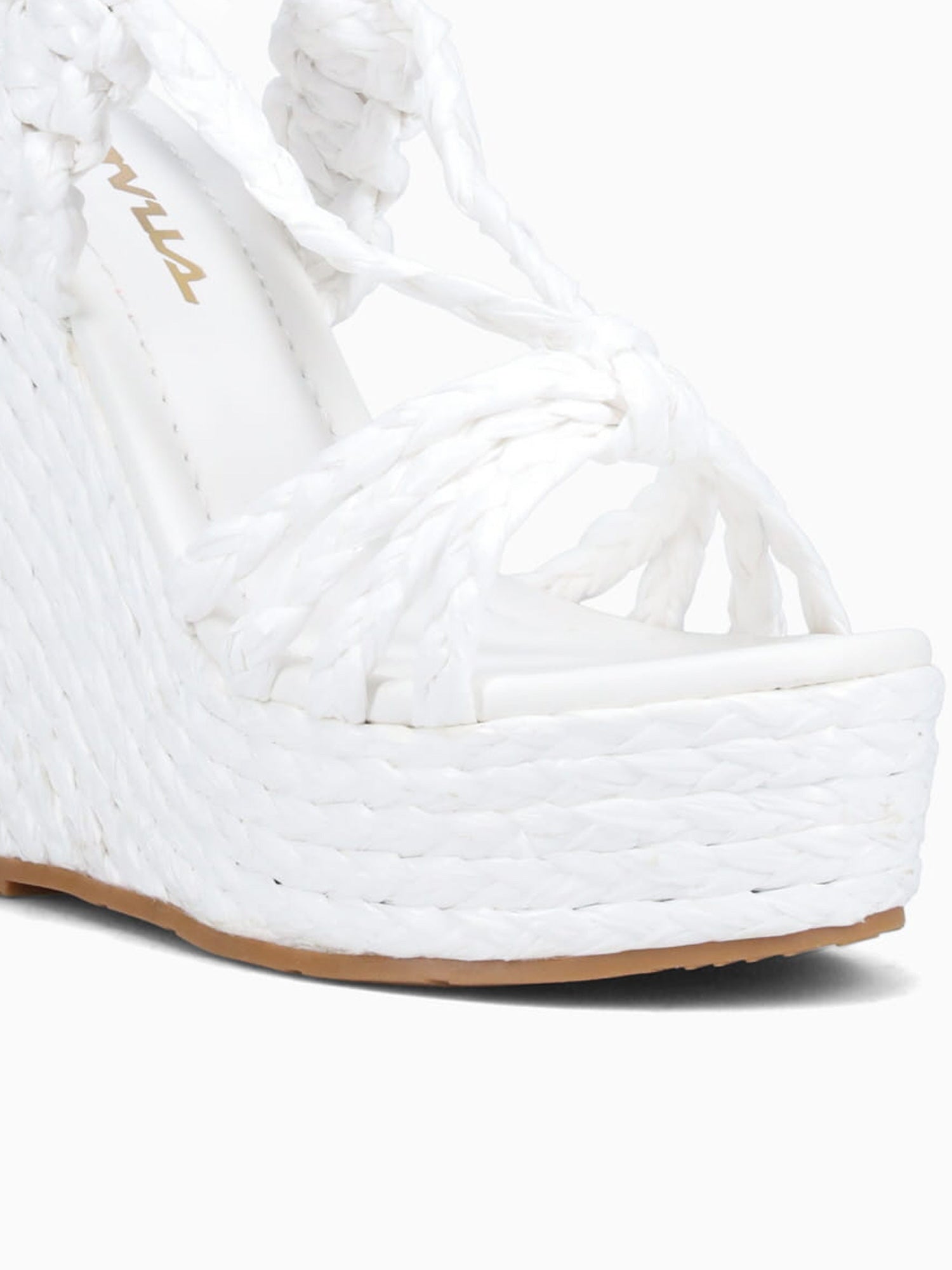 Indah White Raffia White / 5 / M