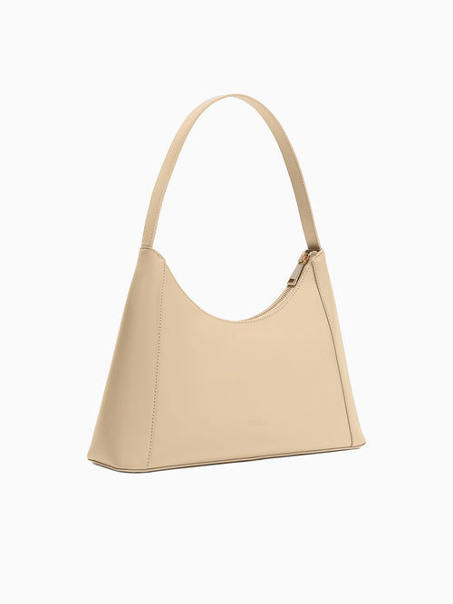 Furla Diamante S Shoulder Bag Grano Beige