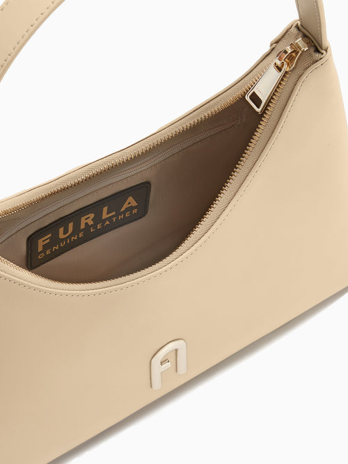 Furla Diamante S Shoulder Bag Grano Beige