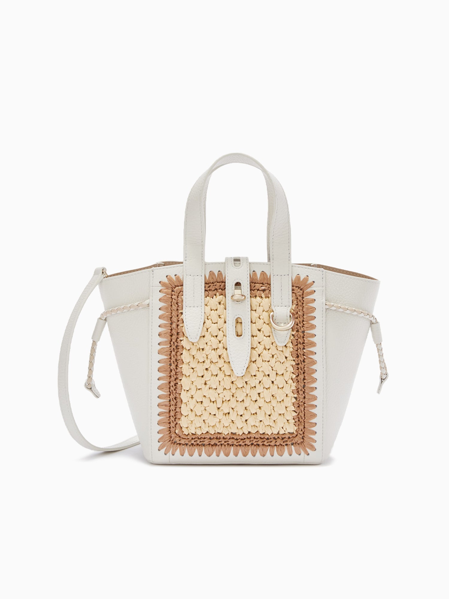 Furla Net Mini Tote Marshmallow Off White