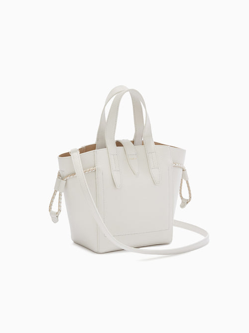 Furla Net Mini Tote Marshmallow Off White