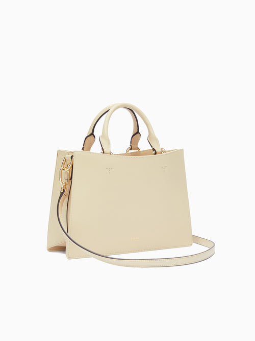 Furla Nuvola M Tote Avena Off White