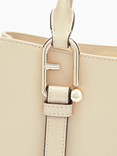 Furla Nuvola M Tote Avena Off White