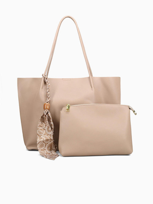 Jules Tote Apricot Beige