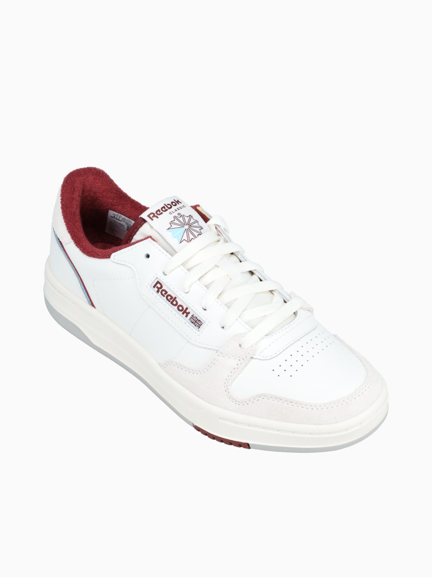 Phase Court Chalk Richmaroon leather White / 8 / M