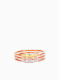 Three Queens All Weather Bangles Flame Orange / S