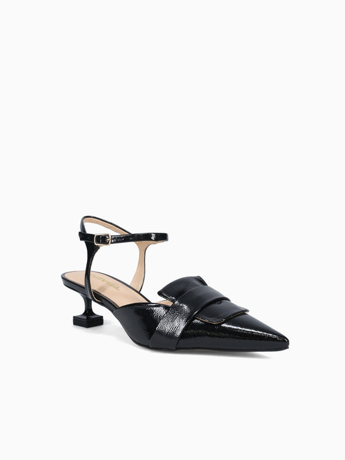 Luciana Black Glossy Patent Black / 5 / M