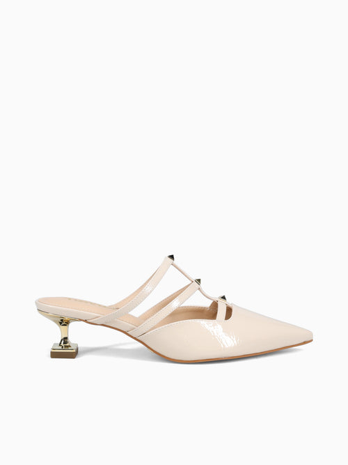 Laura Off White Glossy Patent Off White / 5 / M