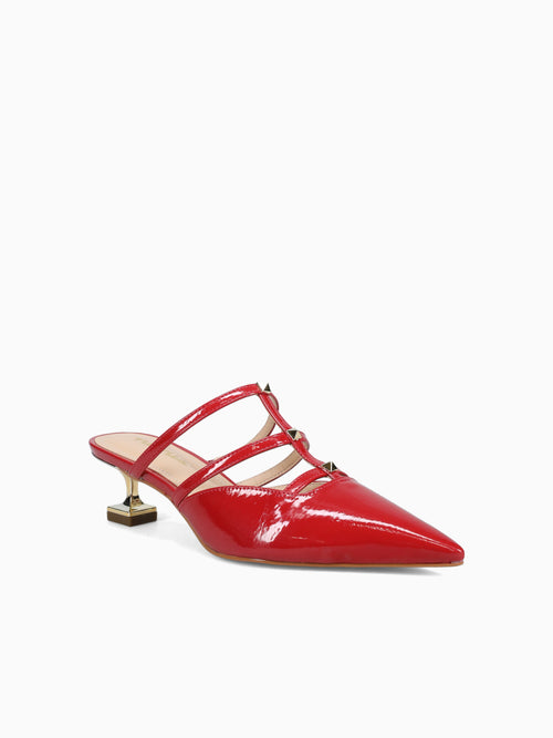 Laura Red Glossy Patent Red / 5 / M